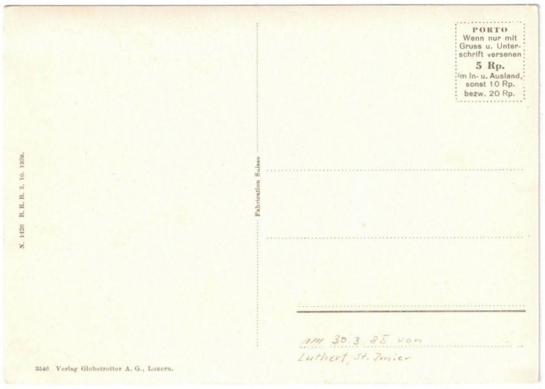 Cartoline postali: Engelberg - Luftseilbahn Gerschnialp--Trübsee – Usato da Binningen venduto da Mountainrider 1