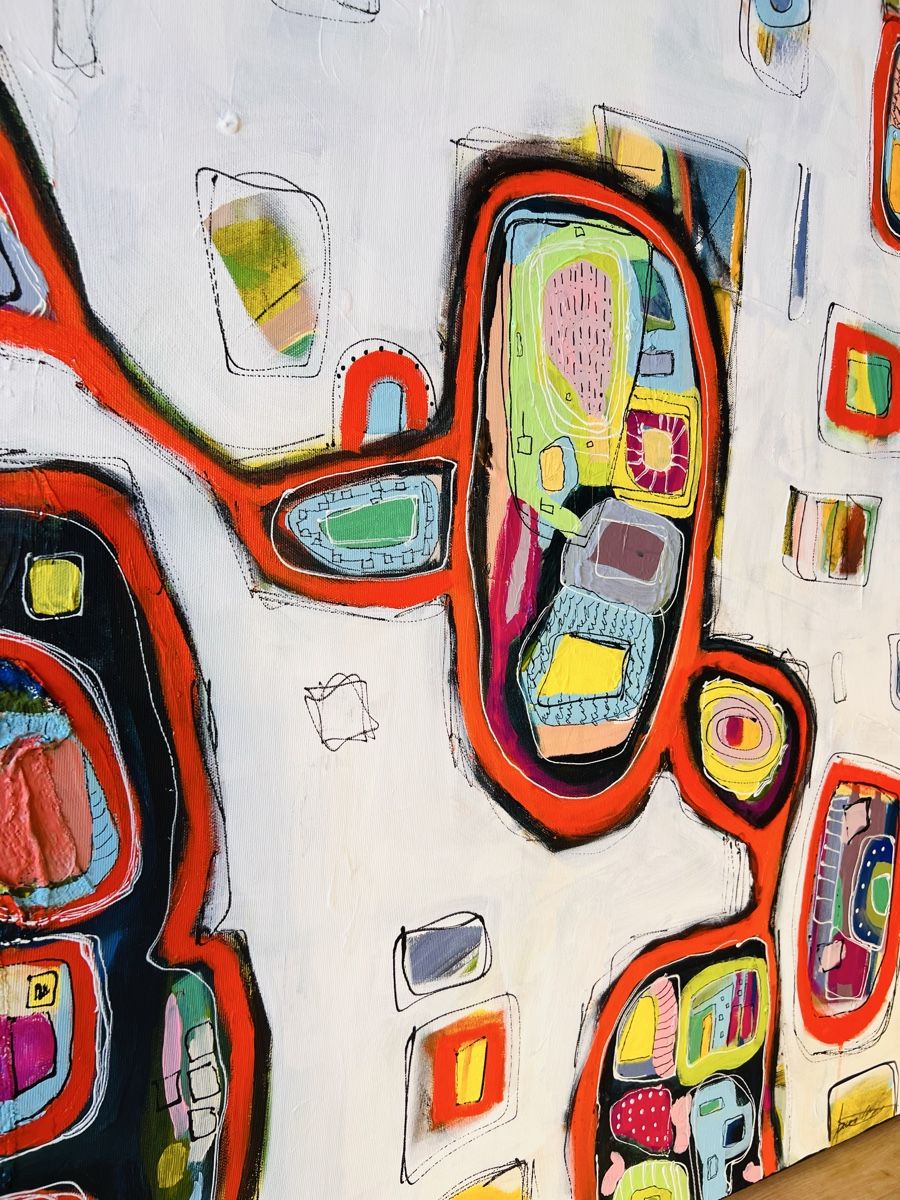 Dipinti: Abstraktes Acrylbild, Unikat, 120x100cm – Nuovo e nell'imballaggio originale da Kreuzlingen venduto da eszanza 7