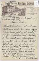 Nice - Hotel de Berne (Bernerhof) Litho