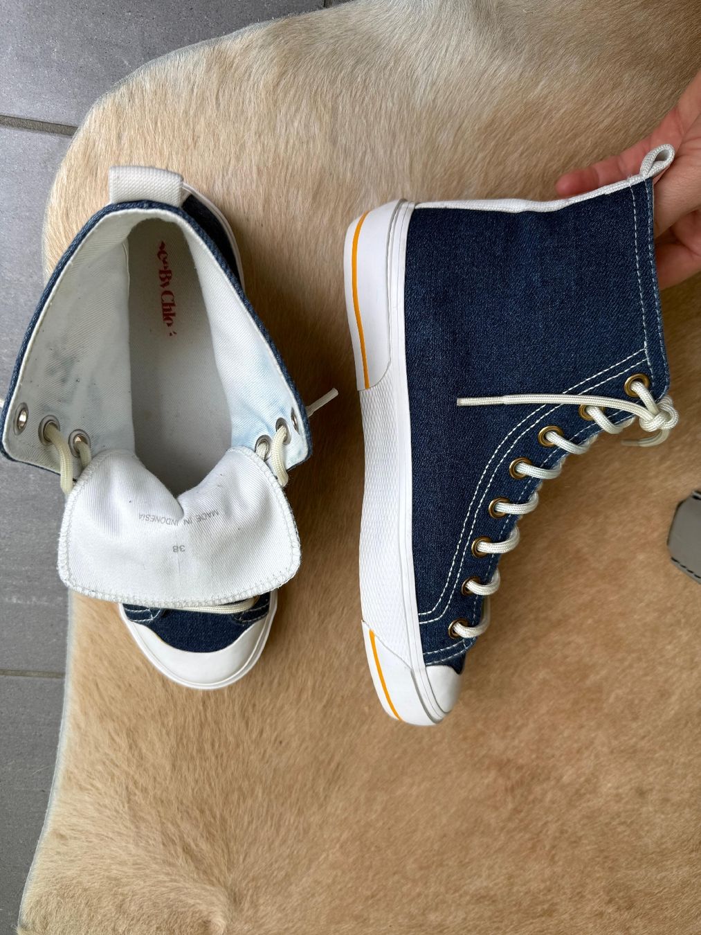 Chloé Scarpe da donna: Chloé Sneakers Baskets Schuhe Gr. 38 – Usato da Winterthur venduto da tim_cl8x 4