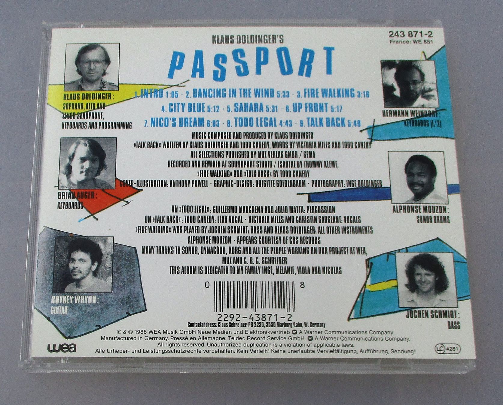 CD: PASSPORT - Talk Back – Usato da Wattwil venduto da Muriel11 1