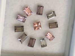 SPINELLE  Baguetts  pastell rectangular   3x2mm    1.08cts
