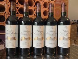 5 Fl. Château Prieure Lichine 4eme Cru, Margaux 2011