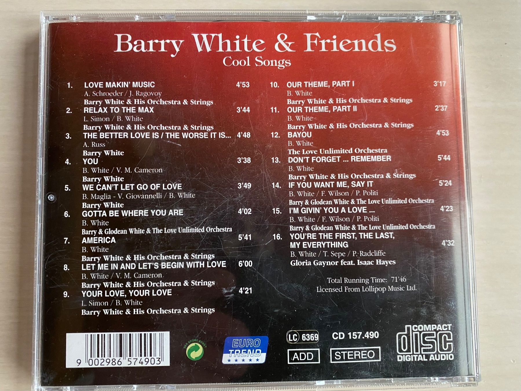 CD: Barry With & Friends - Cool Songs – Usato da Oberried Brienz venduto da Chyara 1