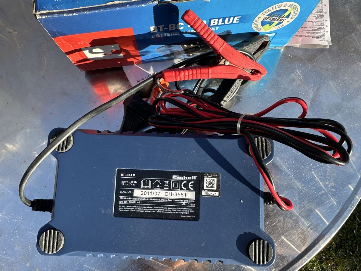 Einhell Batterie-Ladegeräte: Neues Einhell Batterieladegerät BT-BC 4 D Blue – Neu und originalverpackt aus Muenchenstein von Holiduli 2
