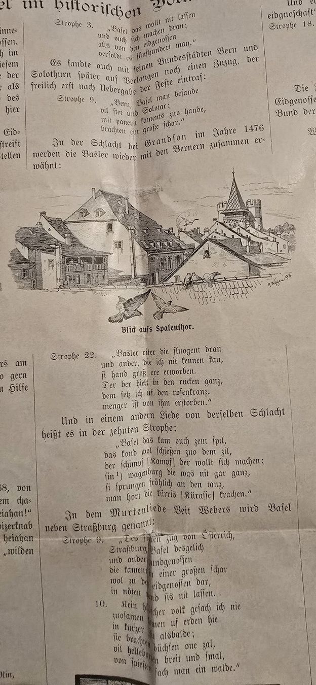 Riviste & Magazine: Historische Schweizer Zeitung 1901 Bundesfeier – Difettoso da Basel venduto da Jcva 6