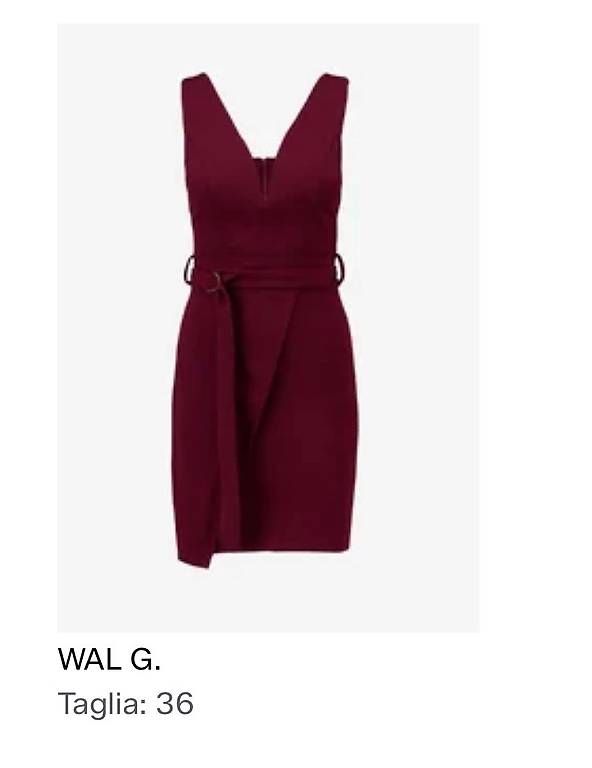 Vestiti: Vestito donna bordeaux – Usato da Zürich venduto da ame_j5mq 4