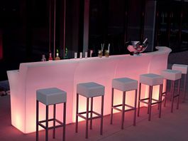 LED Cocktailbar / Leuchtbar - Outdoor/Indoor ZUR MIETE