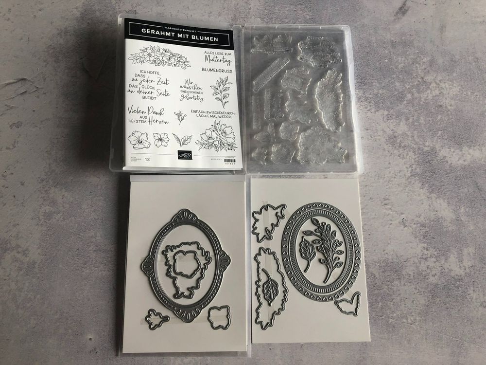 Gerahmt mit Blumen inkl. Stanzen - Stampin Up A | Kaufen auf Ricardo