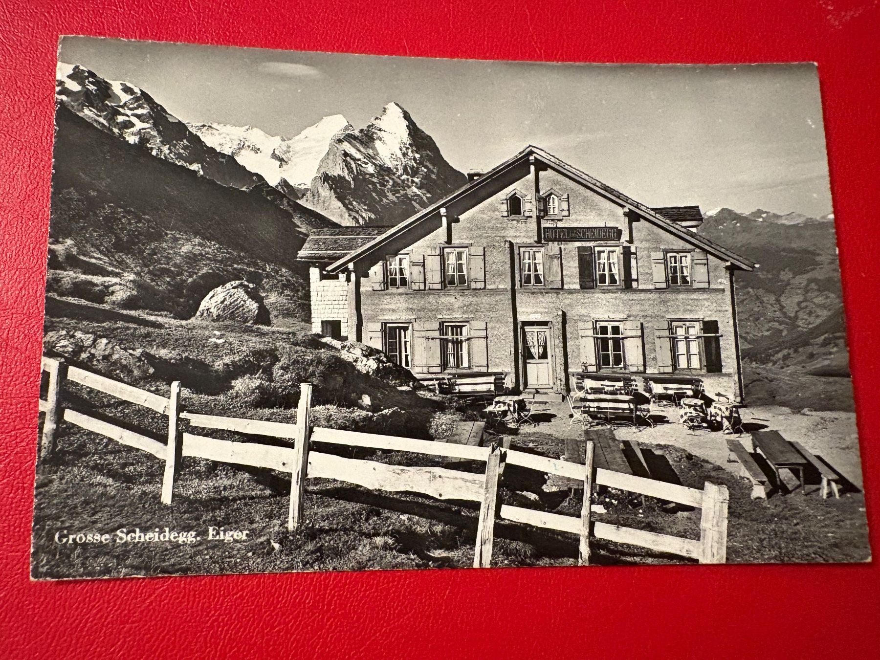Cartoline postali: 1961 // Grosse Scheidegg, Eiger – Usato da St-Légier-La Chiésaz venduto da Theo005