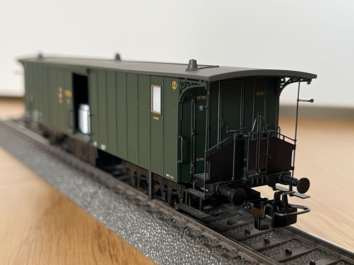 Brawa Modellini di ferrovie: SBB Gepäckwagen F4 Brawa SoSe – Usato da Basel venduto da Re620_11627 1