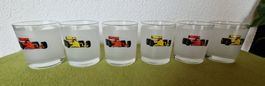 6 Trinkgläser  -  Formel 1