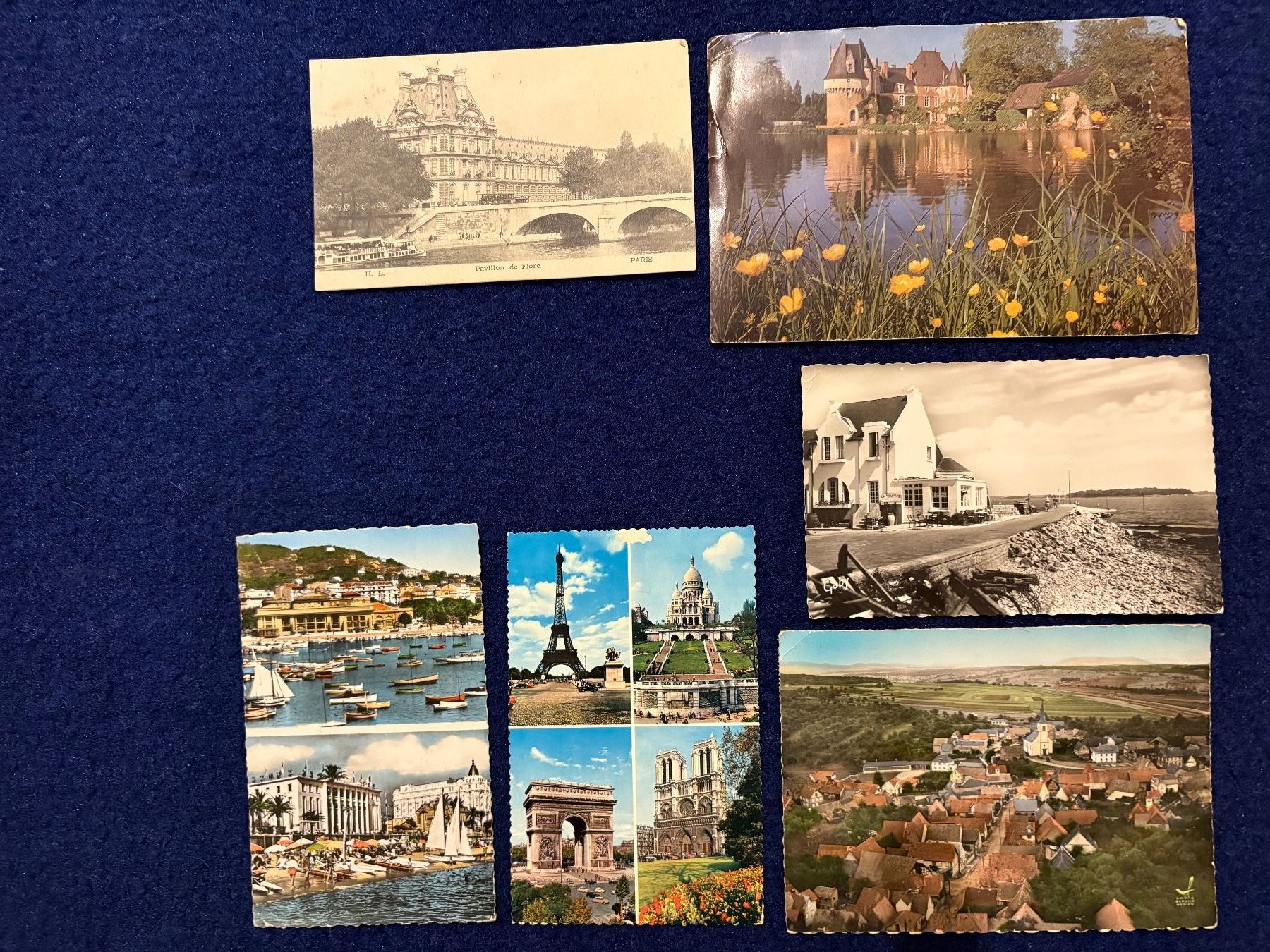 Cartoline postali: 6 Postkarten Frankreich (1904-1964) – Usato da Biel/Bienne venduto da TomBaBi