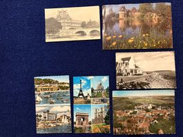 6 Postkarten Frankreich (1904-1964)
