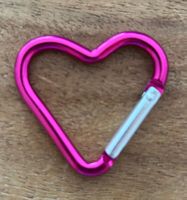 Kleiner Karabiner in Herzform
