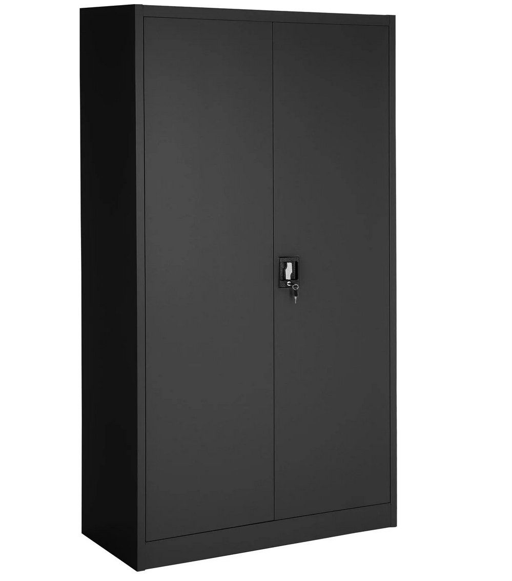Porte manteau: Spind mit 6 Fächern und Kleiderstange schwarz 80 cm – Neuf (Voir description) à Steinhausen par Retourenprofis