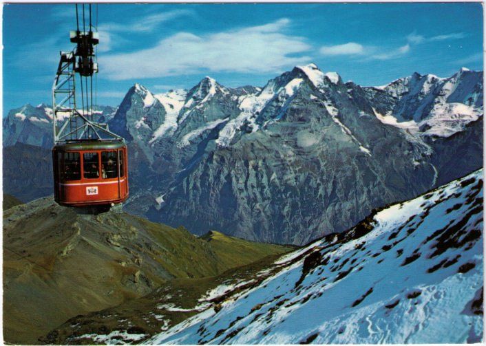 Ansichtskarten: Mürren - Schilthornbahn – Gebraucht aus Binningen von Mountainrider