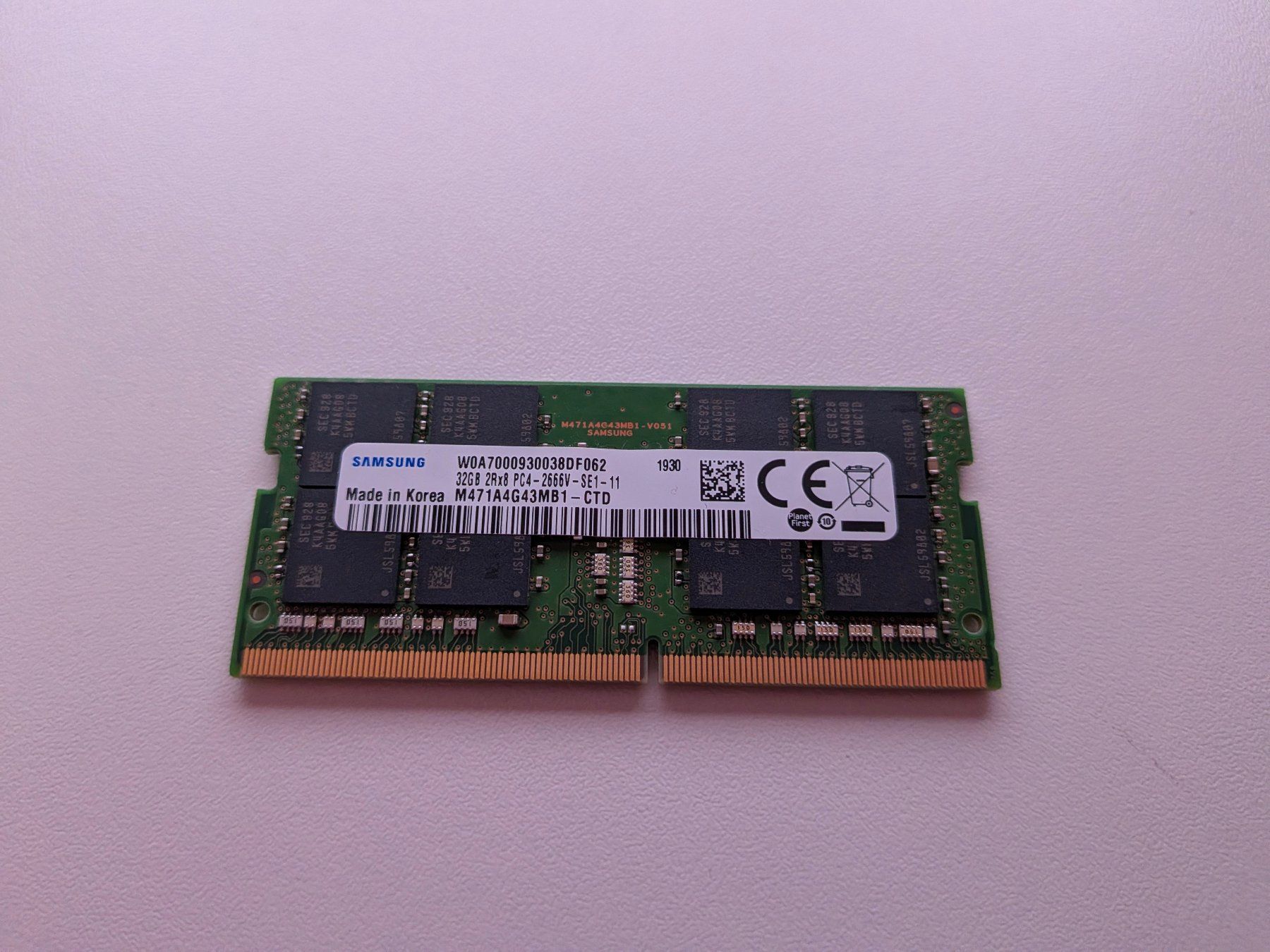 Samsung Memoria / RAM: Samsung 32GB DDR4 SODIMM RAM – Usato da Amriswil venduto da hardware_uschi