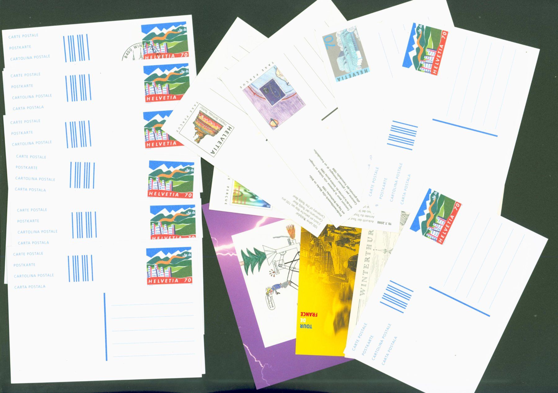 Alle Briefmarken: Postkarten postfrisch ungebraucht (Q931) – Neu (gemäss Beschreibung) aus Seuzach von Harri19
