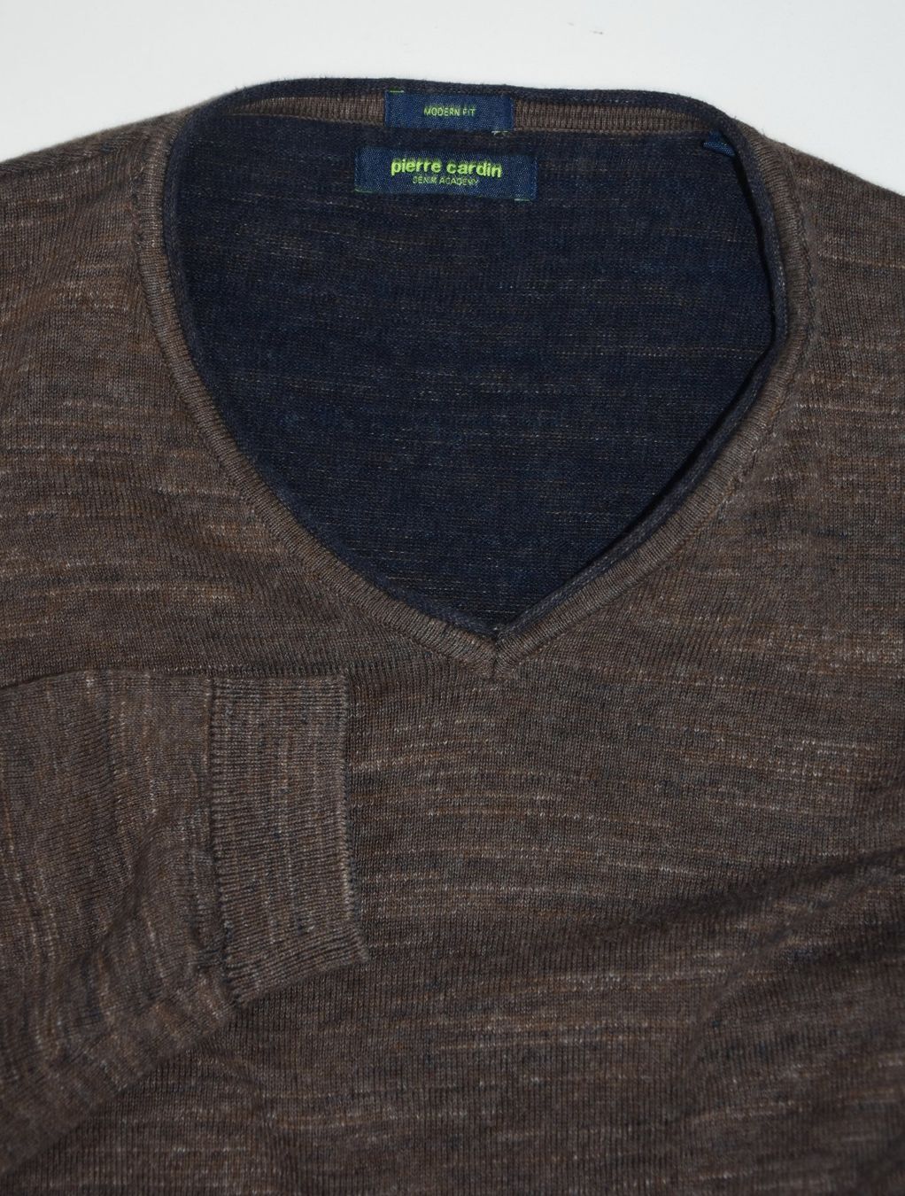 Pierre Cardin Maglioni & Felpe: Pierre Gardin Herren Pullover V-Neck Denim /braun/Gr.M – Usato da Wohlenschwil venduto da ABC-Vintage 6