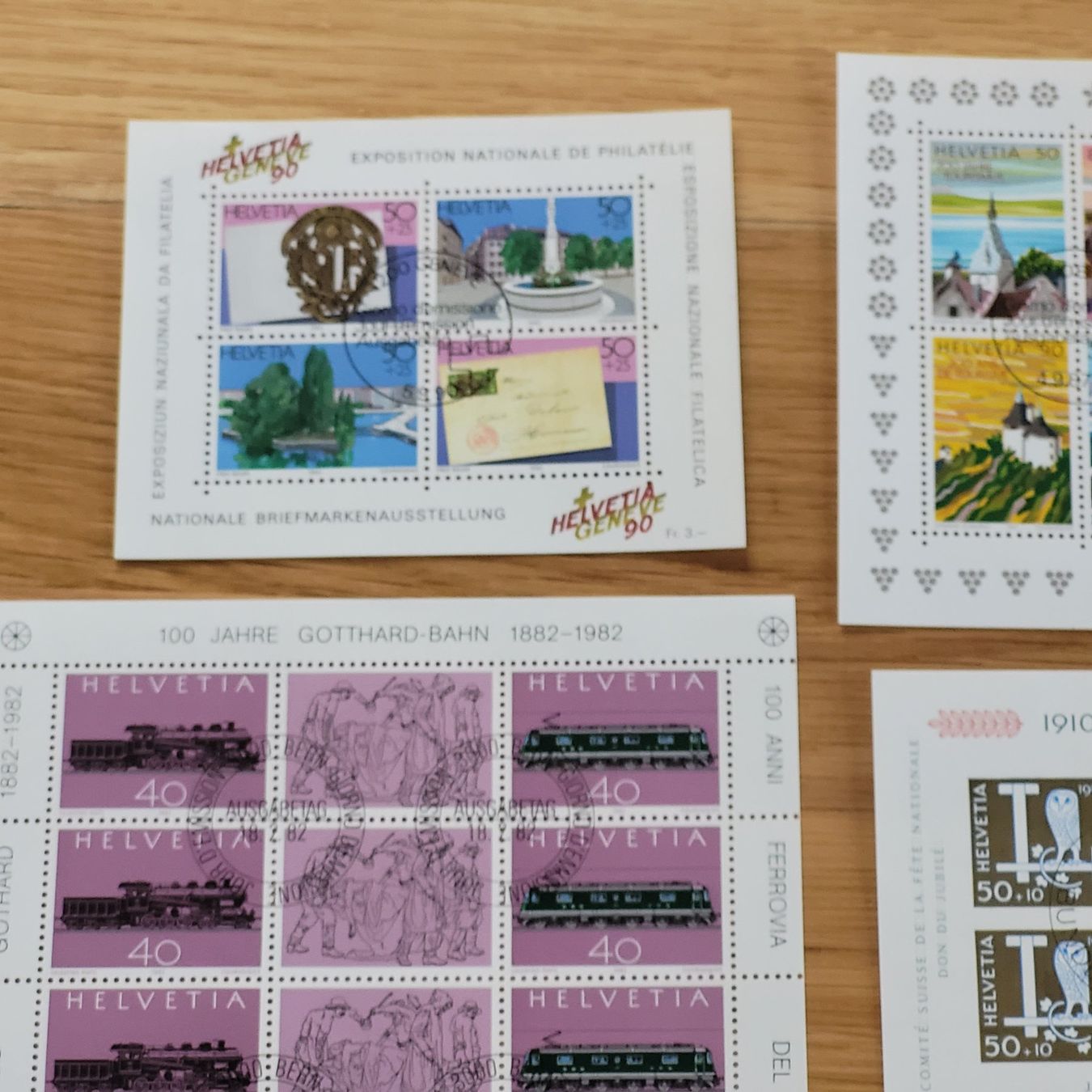 Tutti i francobolli: Lot Blocks-feuillet – Usato da Biel/Bienne venduto da Destockweb 1