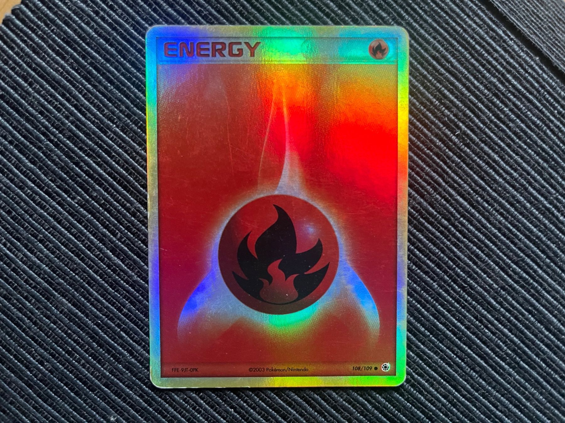 Pokémon Carte collezionabili: Pokemon Fire Energy Reverse holo EX Rubin Saphir – Usato da Wabern venduto da Collectfun
