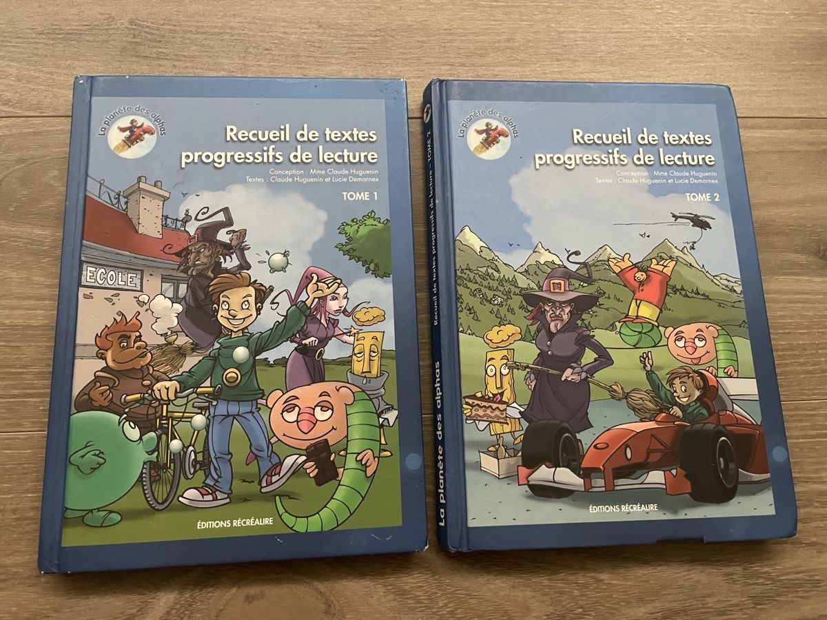 Libri: Lot "La Planète des Alphas" – Recueils de textes progressifs – Usato da Sierre venduto da Ruyfigas