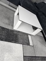 Salon Tisch 76x76 höhe 40 mit Räder