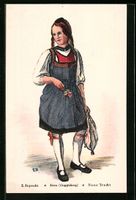 Guggisberg, Junge Frau in neuer Tracht