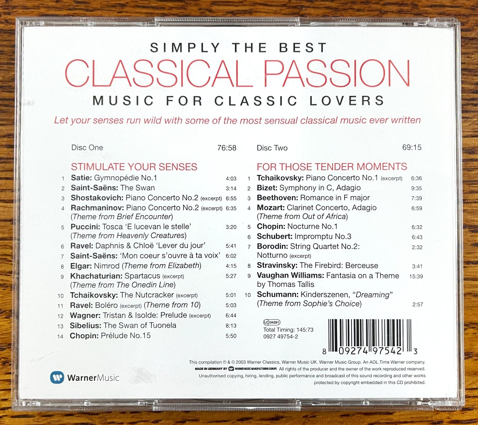 CD: SIMPLY THE BEST: CLASSICAL PASSION CD – Usato da Oftringen venduto da Vucki 1