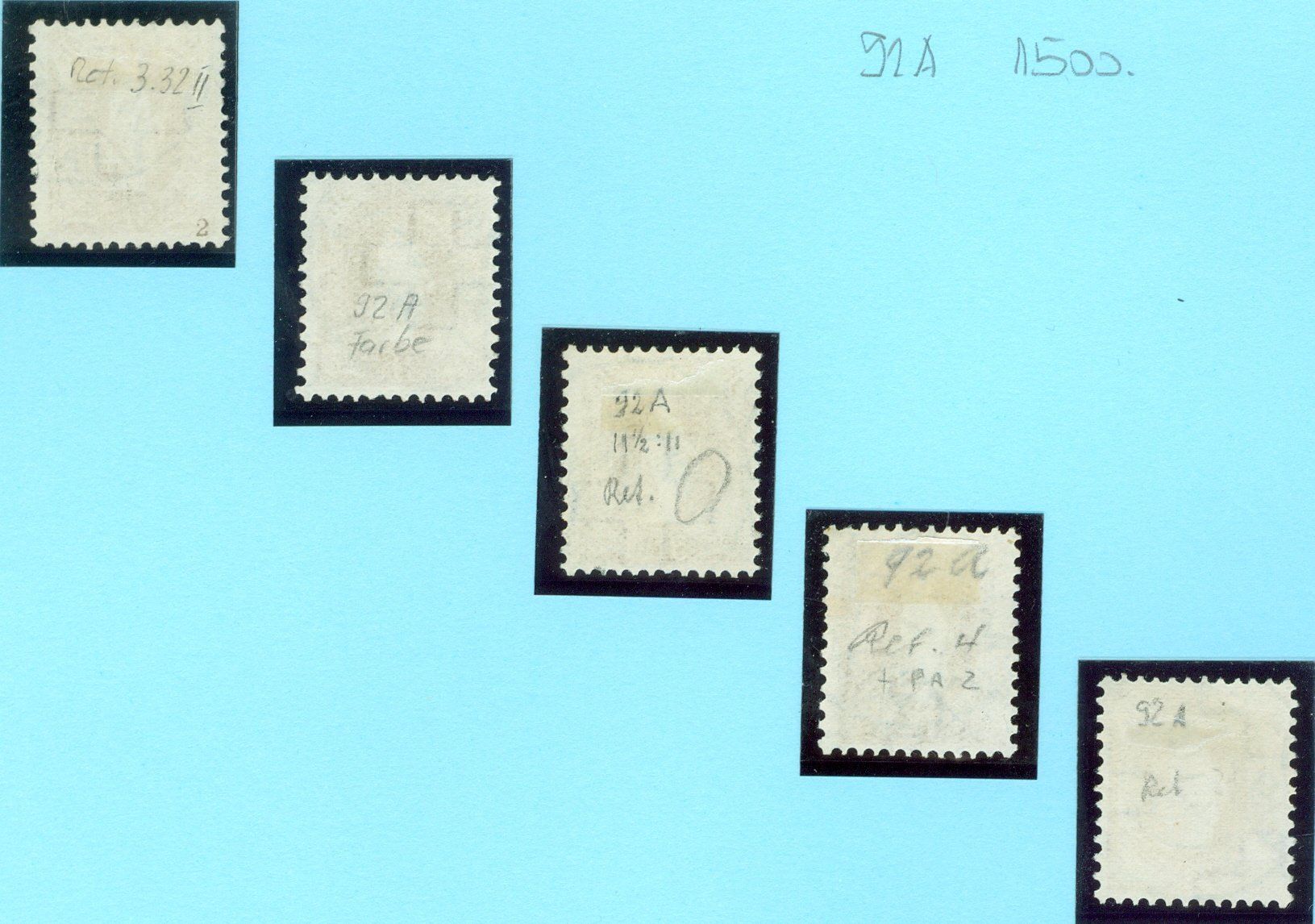 Alle Briefmarken: 1906/08 Schweiz Steh Helvetia – Gebraucht aus Zürich von yago-rot 1