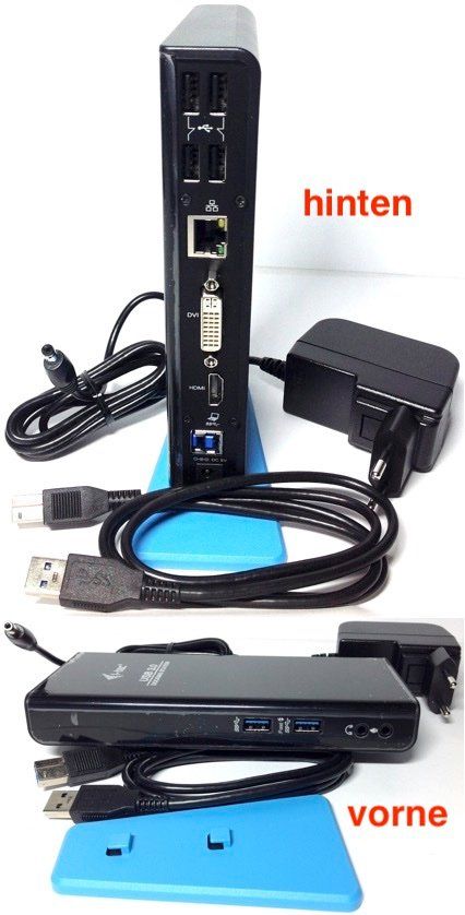 I-tec Docking station: i-tec U3HDMIDVIDOCK Dockingstation USB-3.0 Typ-A Dual + USB – Nuovo e nell'imballaggio originale da Reinach AG venduto da RiesenServicesGmbH