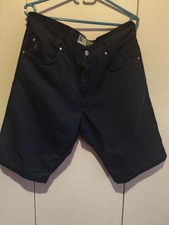 Vintage Psycho Cowboy Shorts – Seltenes Original, Blau, 90er