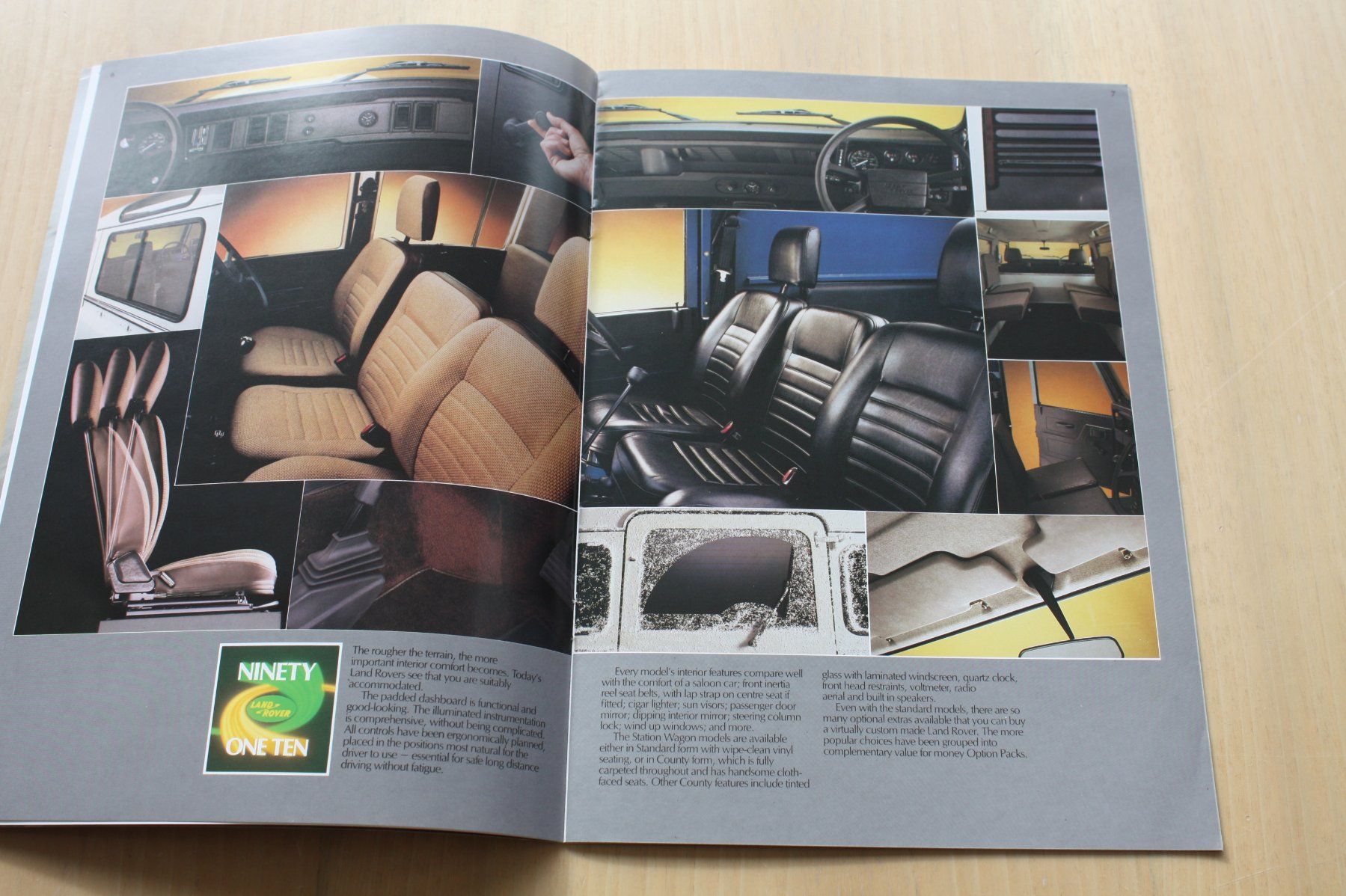 Land Rover Documenti: Land Rover 90/110 Prospekt 1985 – Usato da Wikon venduto da erwin400 3