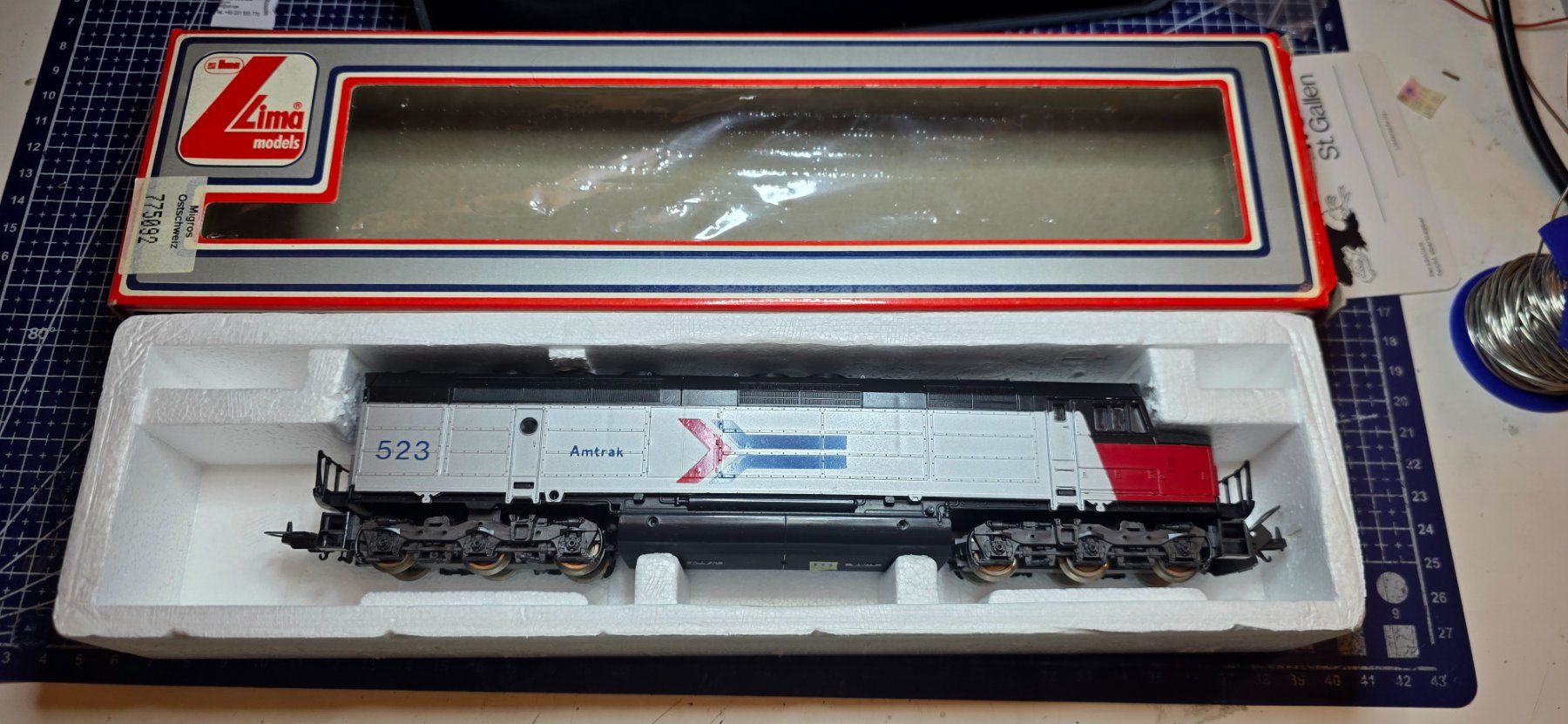 Lima Modellini di ferrovie: Lima USA Amtrak 523 HO/DC Analog – Usato da Hochfelden venduto da Danizh0