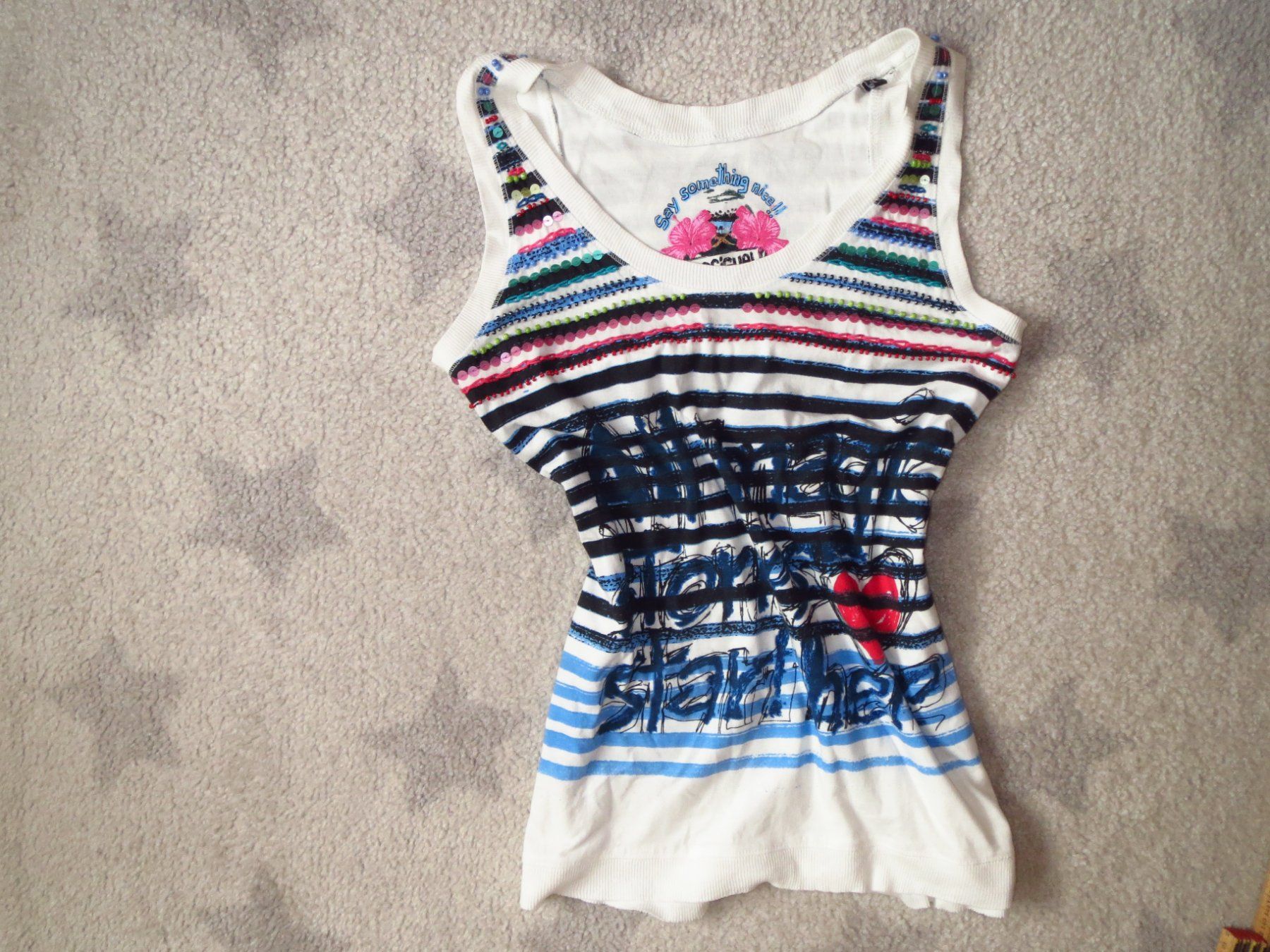 Desigual T-shirt: süsses DESIGUAL Damen Shirt Gr M – Usato da Kiental venduto da Anna8702