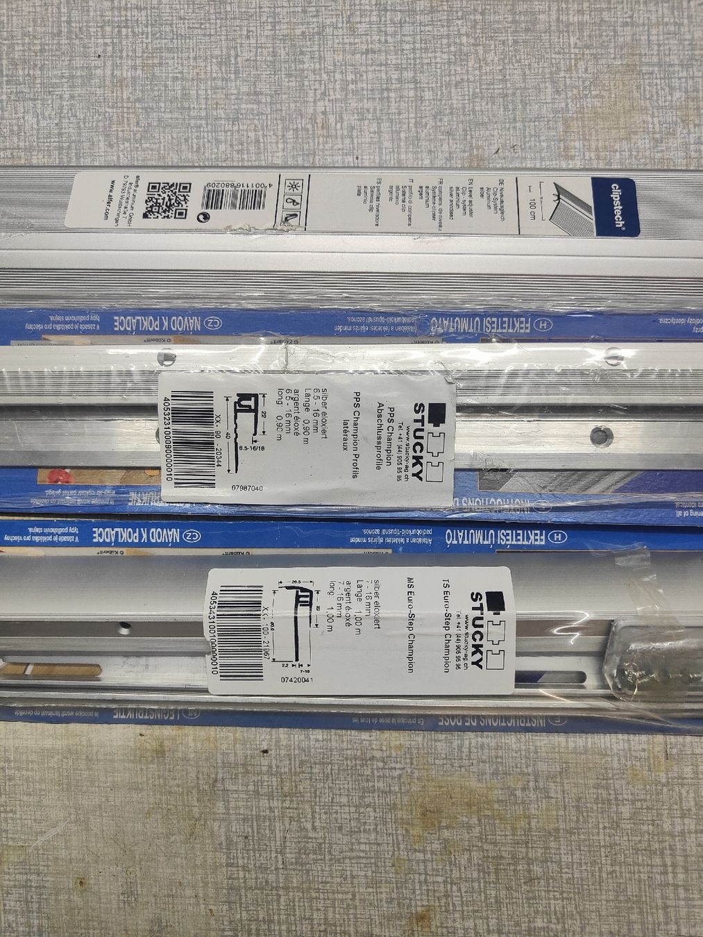 Profilati: Stucky & clipstech Profile, neu günstig – Nuovo e nell'imballaggio originale da Seuzach venduto da Omura 1