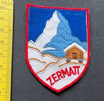 Matterhorn, Hütte, Zermatt/ Aufnäher vintage