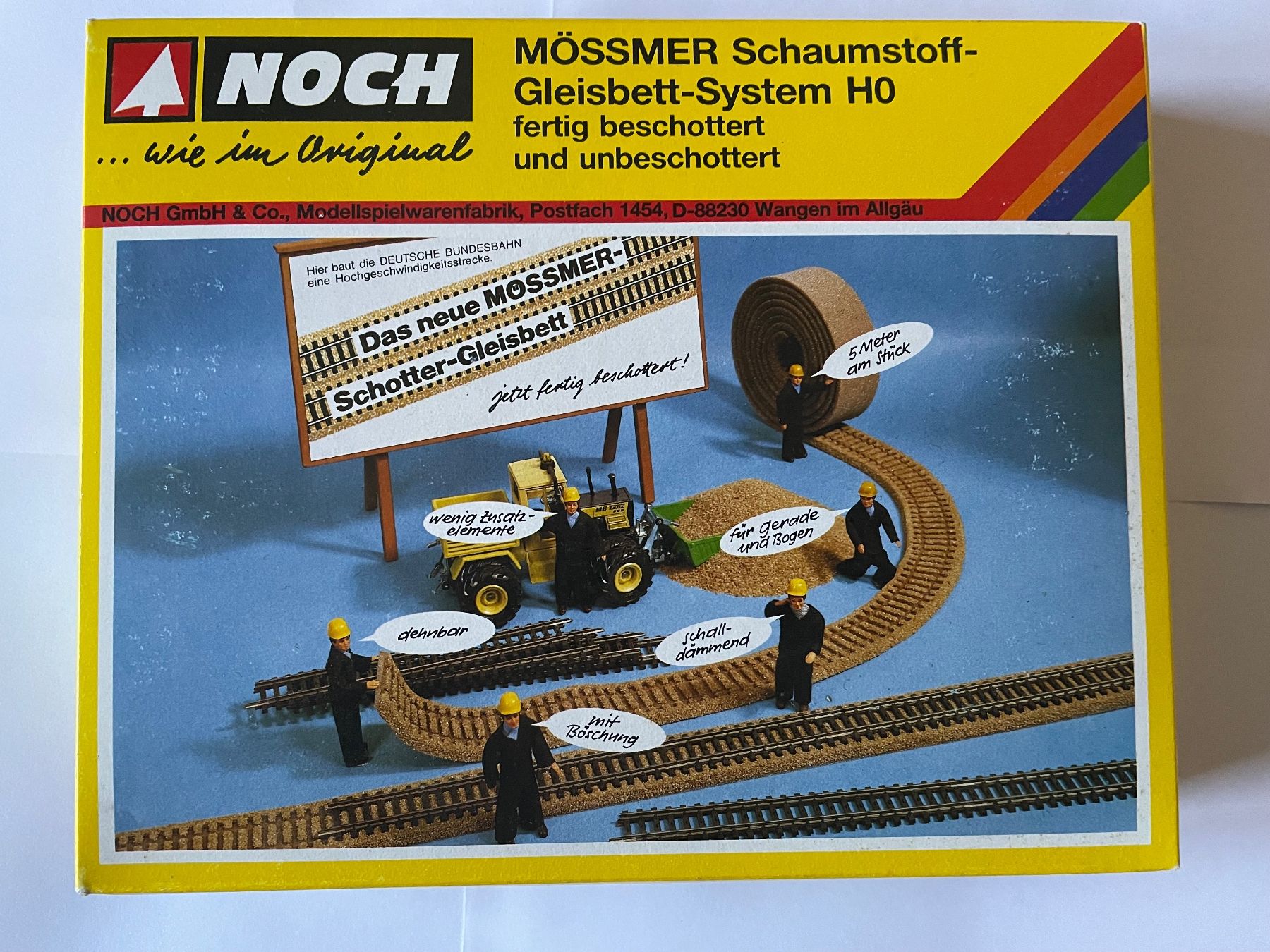 Noch Trains électriques: NOCH Mössmer Gleisbett-System H0 – Neuf avec emballage d'origine à Rupperswil par marlies5102