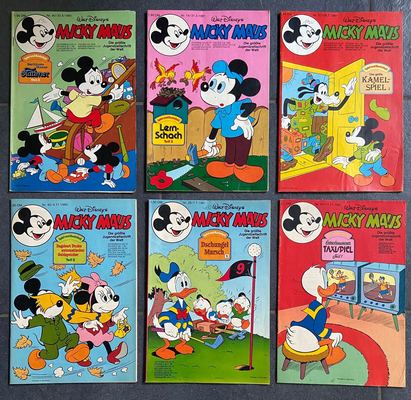 Fumetti: 40 alte Micky Maus Hefte 1976 bis 1983 – Nuovo (secondo la descrizione) da Oeschgen venduto da Gini2006 2