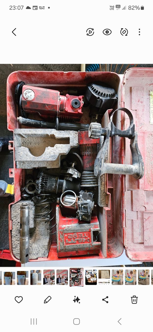 Hilti Trapani: Hilti TE 92 Versch. Ersatzeile. – Difettoso da Oberburg venduto da znas 2
