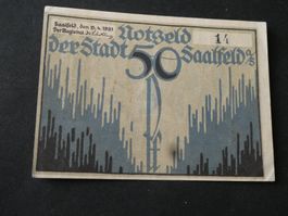 Dt. Reich, Saalfeld - Notgeldschein