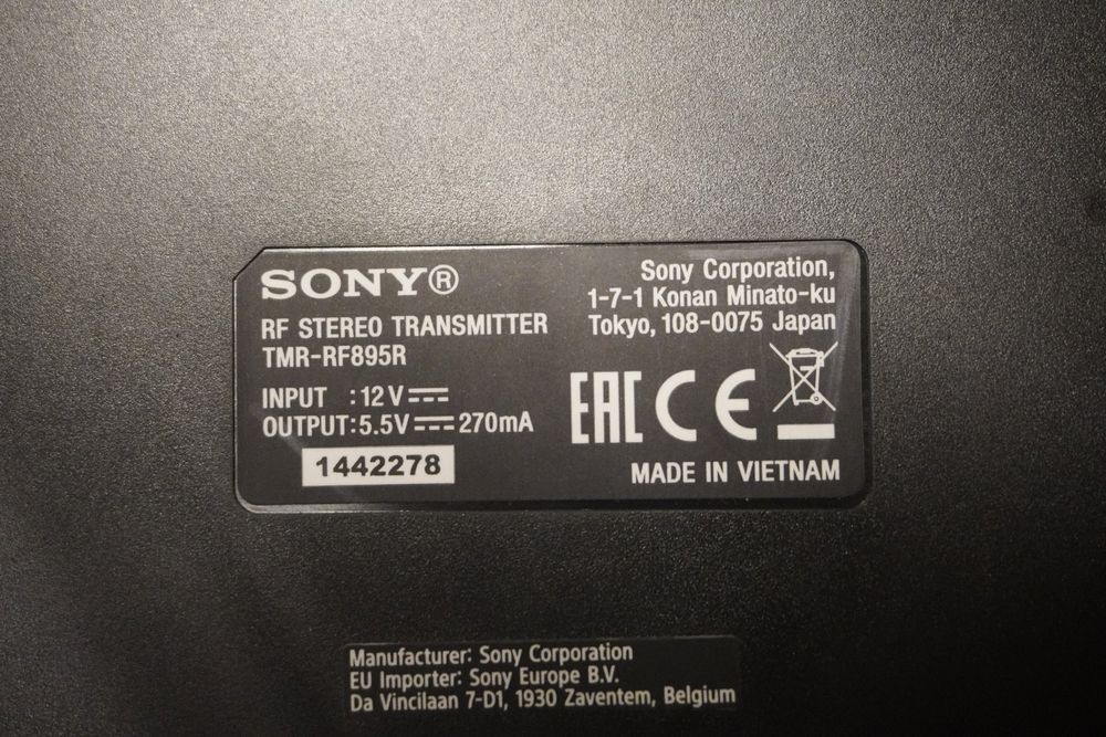 Sony Kopfhörer: Sony Kopfhörer Bluetooth MDR-RF895RK NP 310Fr      (S0172) – Gebraucht aus Basel von B.W.B. 5