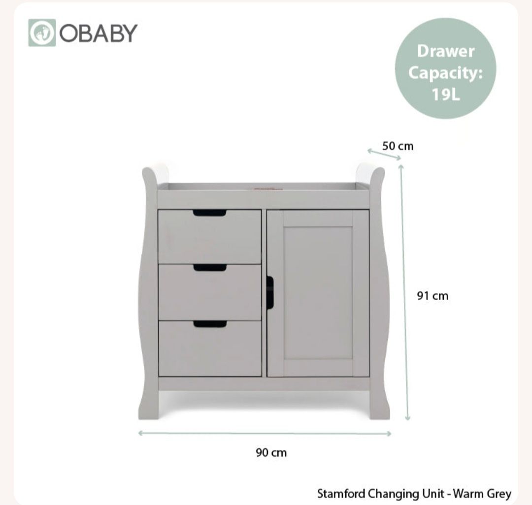 Fasciatoi & Accessori: Wickelkommode - Obaby Stamford Sleigh – Usato da Schindellegi venduto da hbo_r9sm