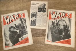1940 - 2 Originale Kriegs Zeitschriften WW2 England englisch