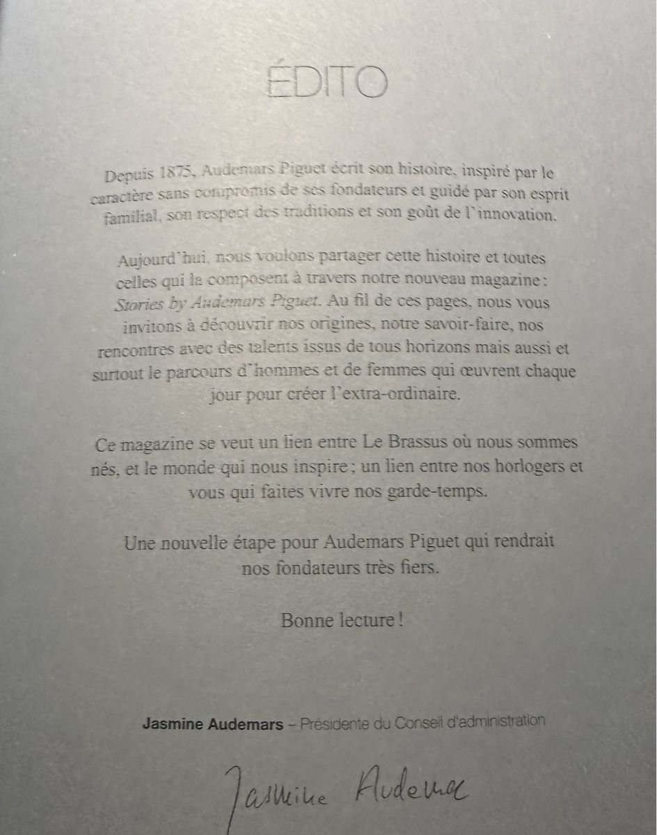 Riviste & Magazine: Rivista no 1 Audemars Piguet – Nuovo (secondo la descrizione) da Morbio Inferiore venduto da Ecod 3