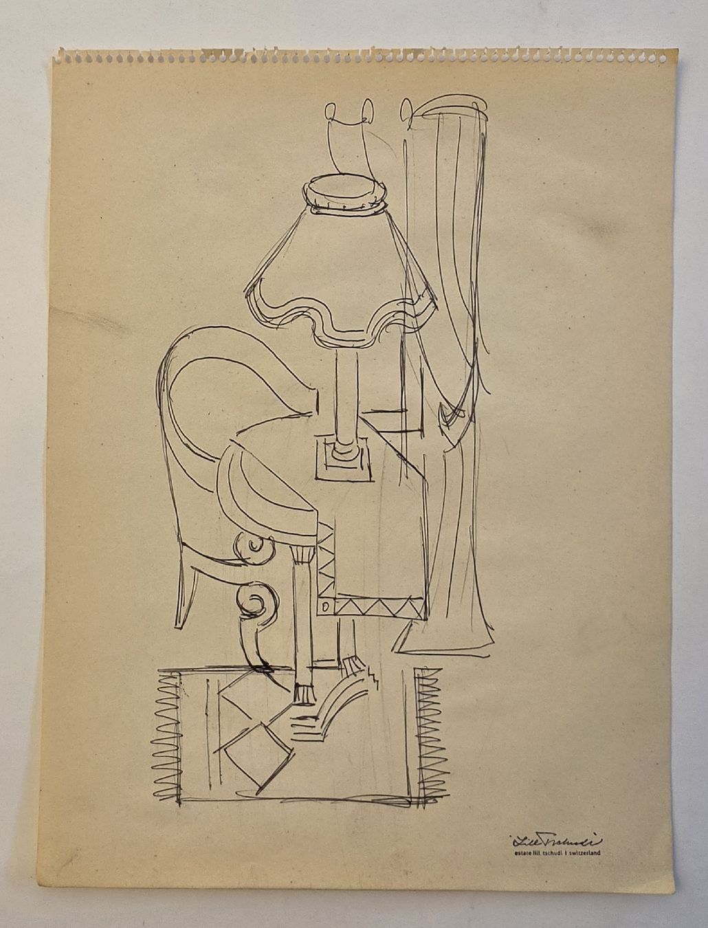 Gemälde: Lill Tschudi Original,  32cmx24cm – Gebraucht aus Emmenbrücke von Kunstankaufverkauf