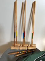 Hochwertiges Croquet-Set aus Holz für 6 Spieler