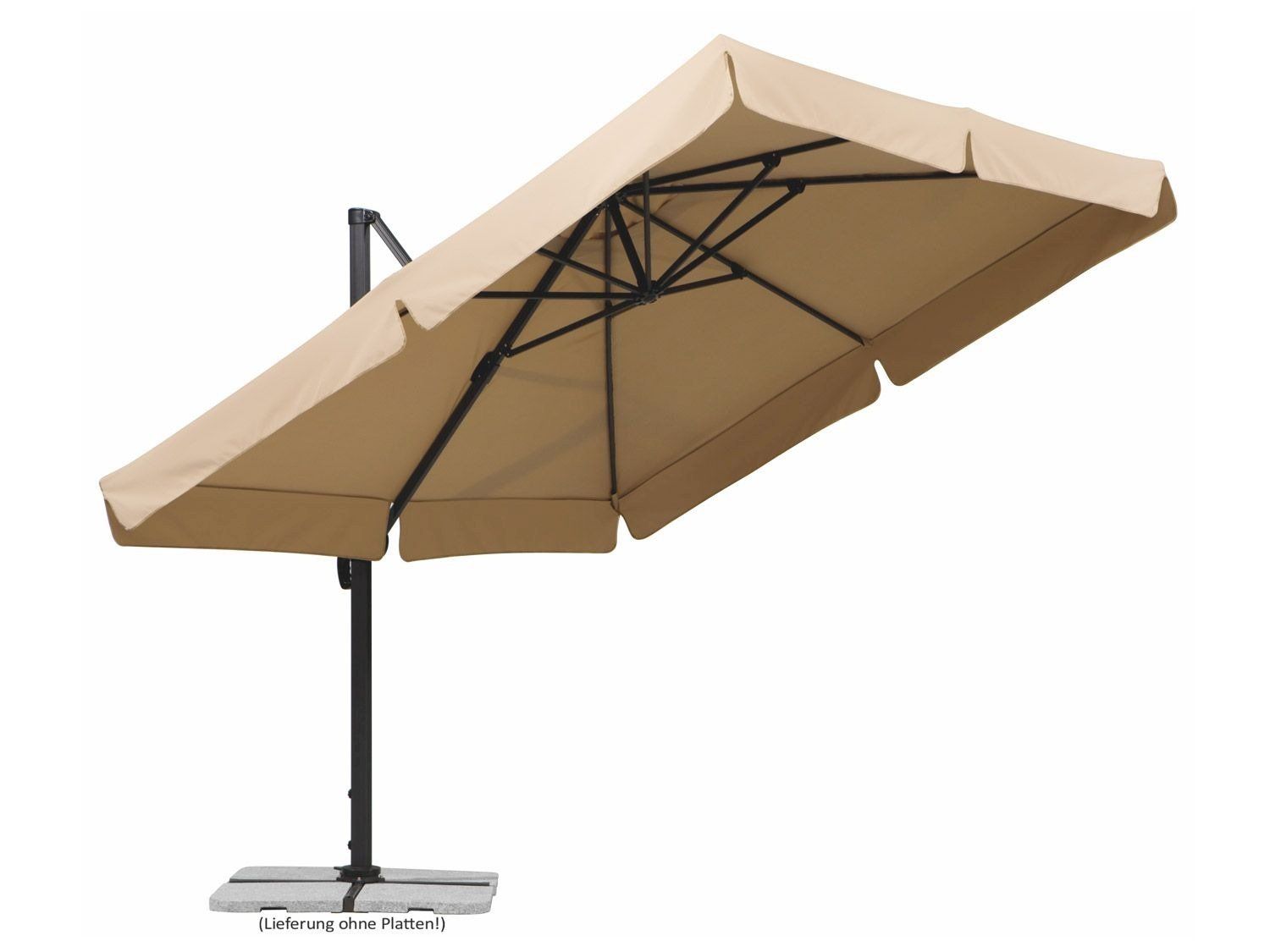 Ombrelloni: Schneider Rhodos Sonnenschirm beige – Nuovo e nell'imballaggio originale da Bottighofen venduto da zaap 1