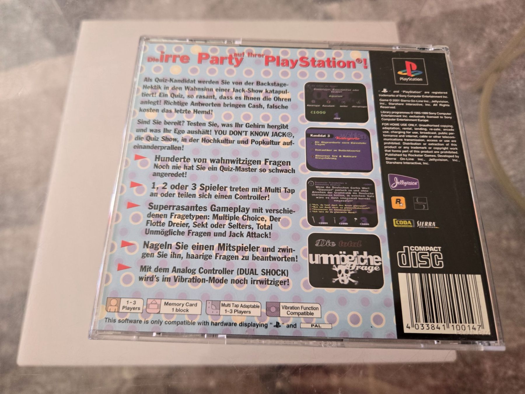 Giochi: You Don't Know Jack PS1 – Usato da Bussigny venduto da Kfdlt 1